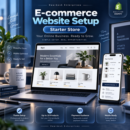Dwarkesh Enterprises E-commerce Website Setup Starter Store showcase